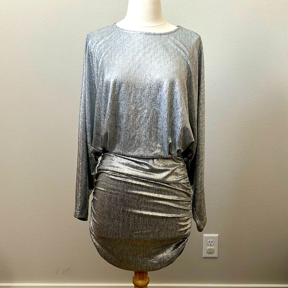 IRO Siler Metallic Dress -β Revolve | Size 34/2